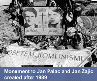 Monument to Jan Palac and Jan Zajic