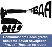Anti-communist
graffiti