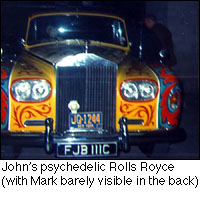John's psychedelic Rolls Royce.
